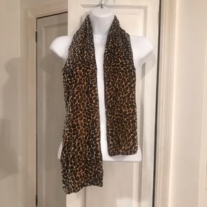 Velvet Leopard scarf